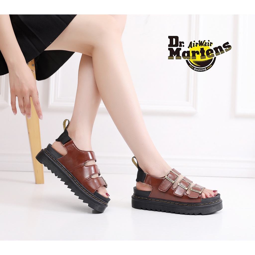 Dr. Martens Metal Clapper Roman Platform Sandals Men's and Women's