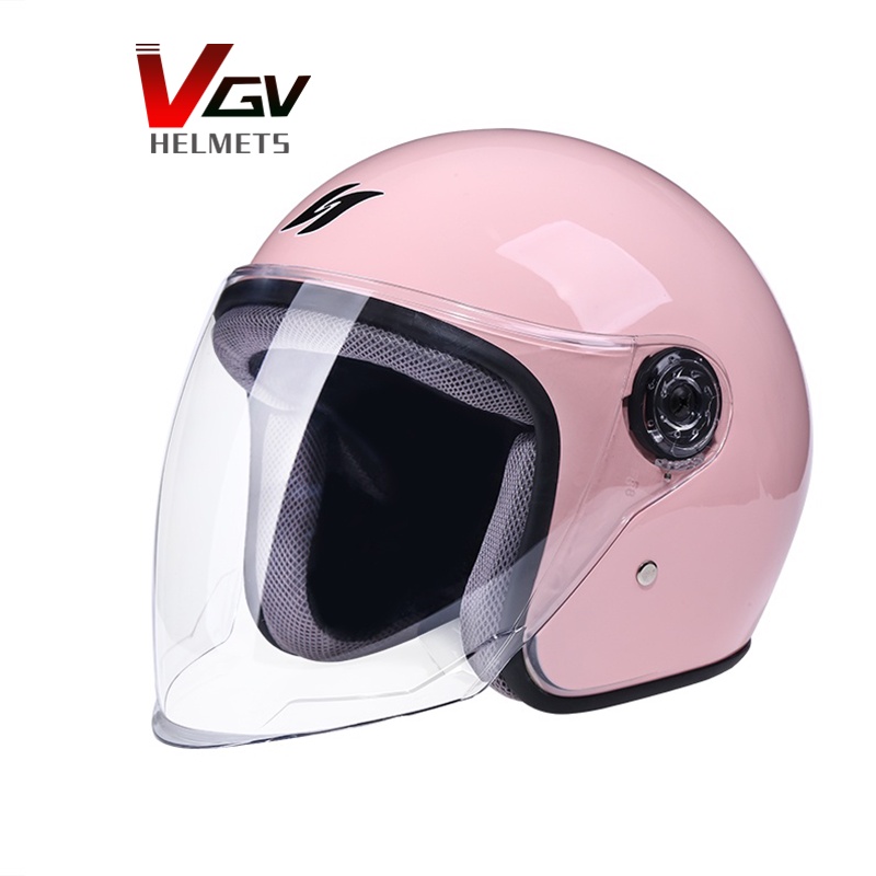 VGV ICC Helmet For Women Half Face helmet Motor Helmets Helmet