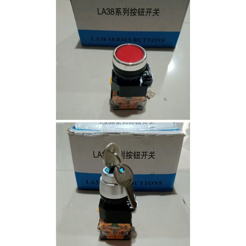 LA38 Button switch ( KEY SWITCH / PUSH BUTTON SWITCH) | Shopee Philippines