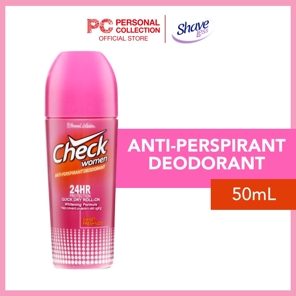 CHECK ANTIPERSPIRANT DEODORANT FOR WOMEN PERSONAL COLLECTION Shopee