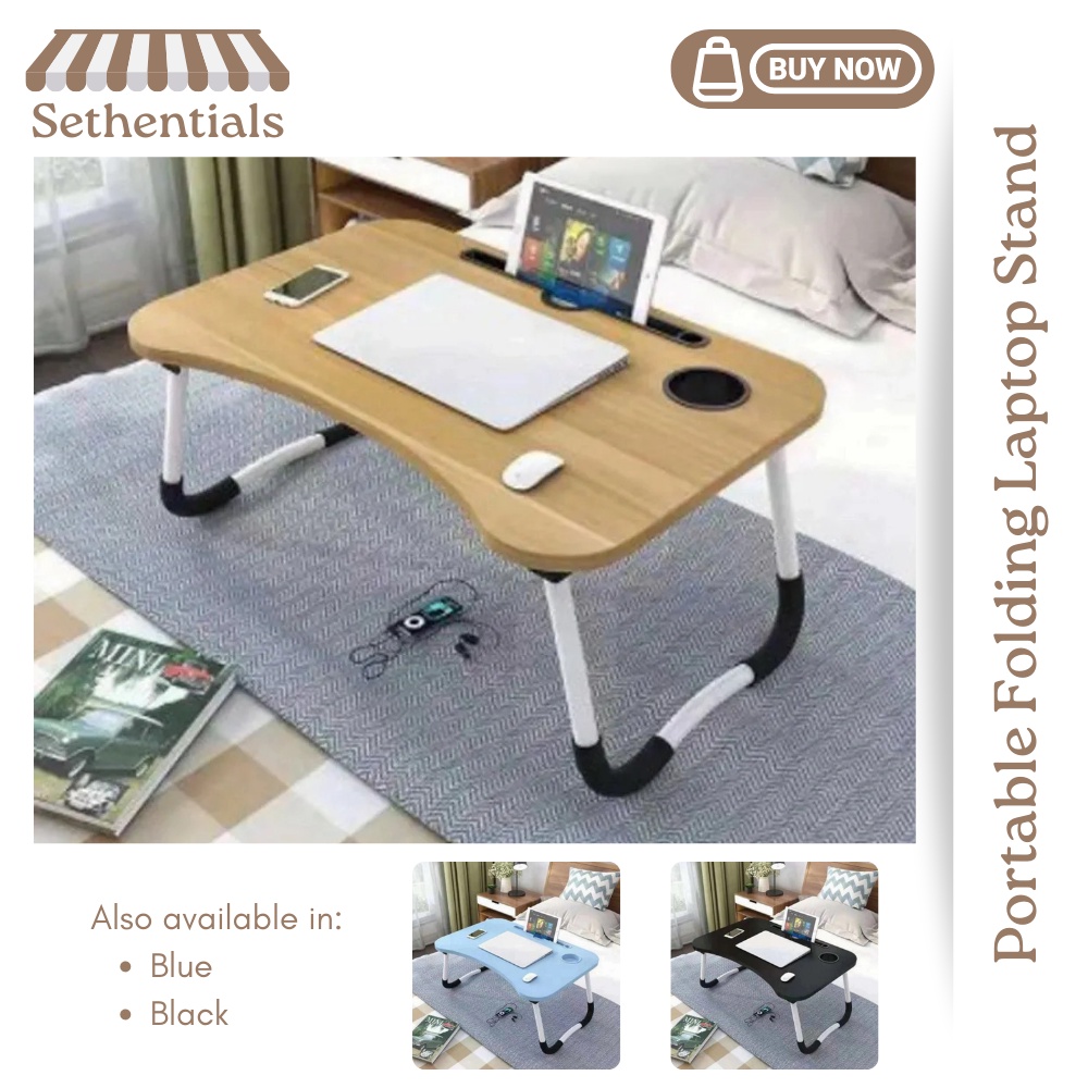 Sethentials Portable Folding Laptop Stand Holder Study Table Desk