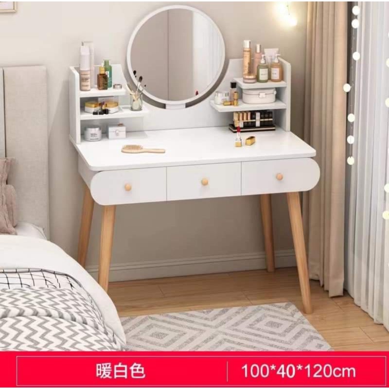 Round Mirror Vanity Dresser Shopee Philippines