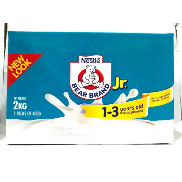 Bear Brand Jr. 2kg (For 13 years old) Shopee Philippines
