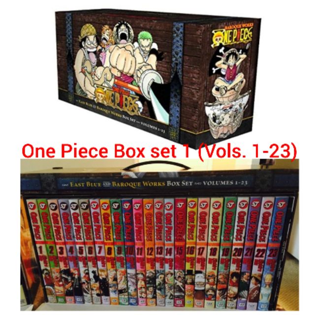 One Piece manga box set 1 (ON HAND) Shopee Philippines