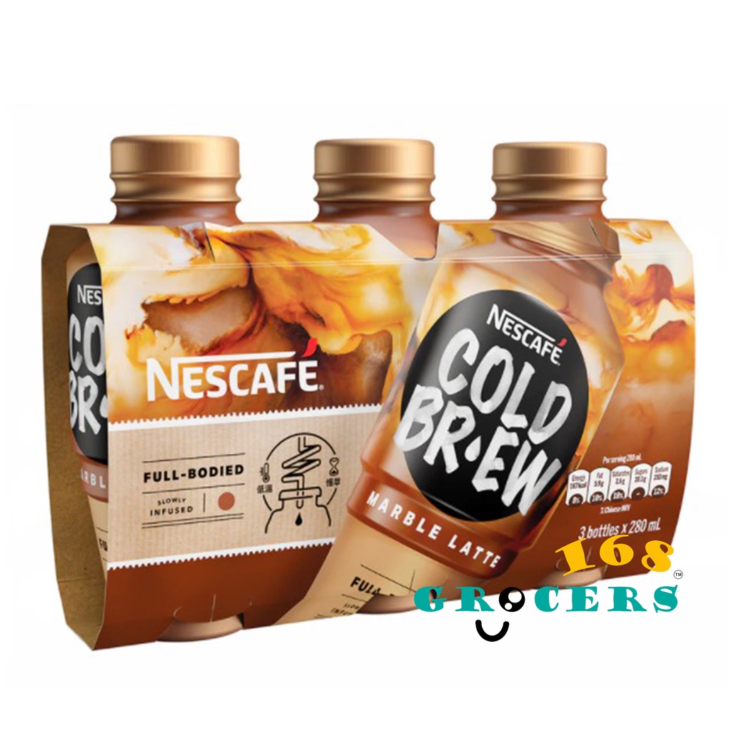 Nescafe Cold Brew Marble Latte 3 x 280ml Shopee Philippines