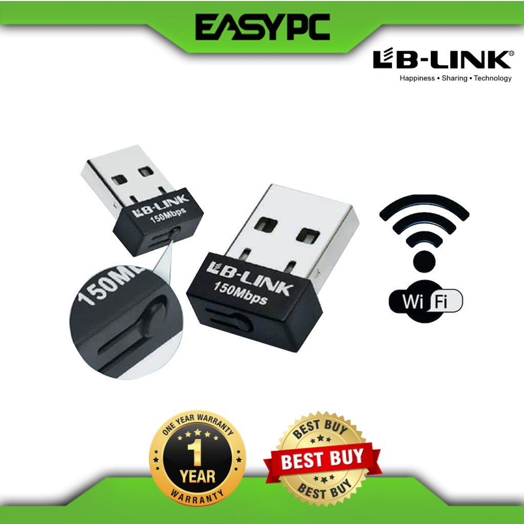 LB Link 150Mbps Wireless Adapter USB, WIFI Dongle, B/G/N
