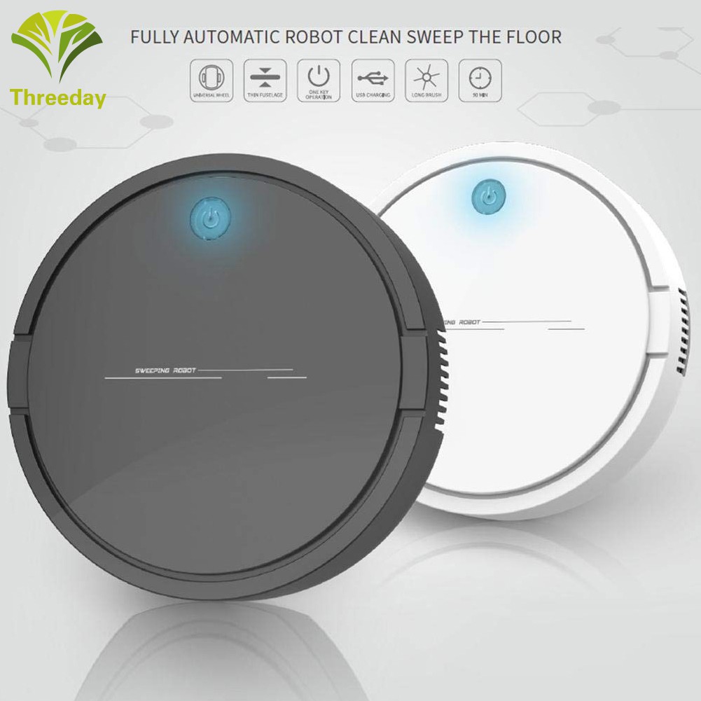 Smart Robot Vacuum Cleaner Usb Rechargeable Automatic Sweeping Mopping