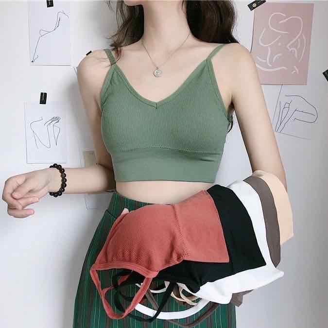 Korean U Back Bralette Tops Stylish Bra Non Wire Shopee Philippines