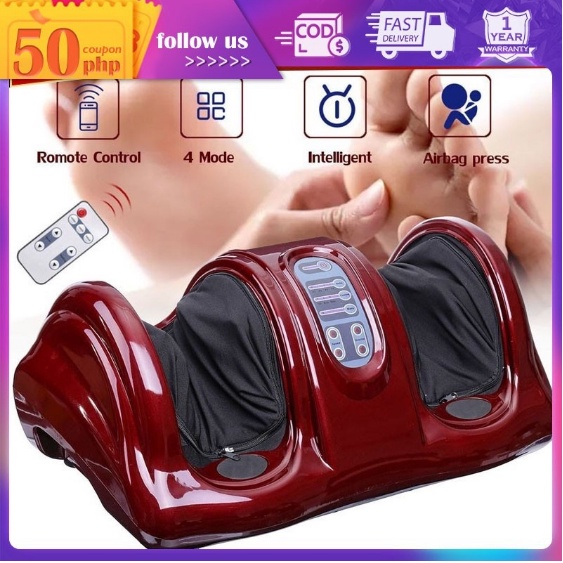 Wedo Electric heating foot massager Body Leg Massage Shiatsu Kneading