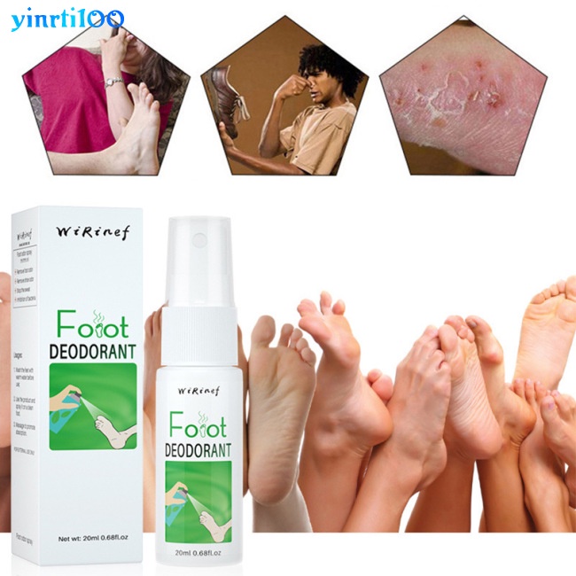 Yinrti100 Foot Odor Spray Herbal Anti Fungal Relieve Beriberi Cream
