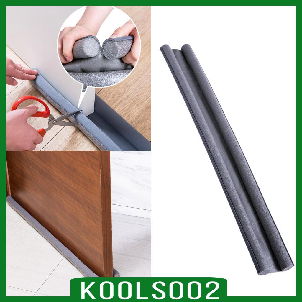 Instock[KOOLSOO2] Under Door Draft Blocker Black Front Air Draft