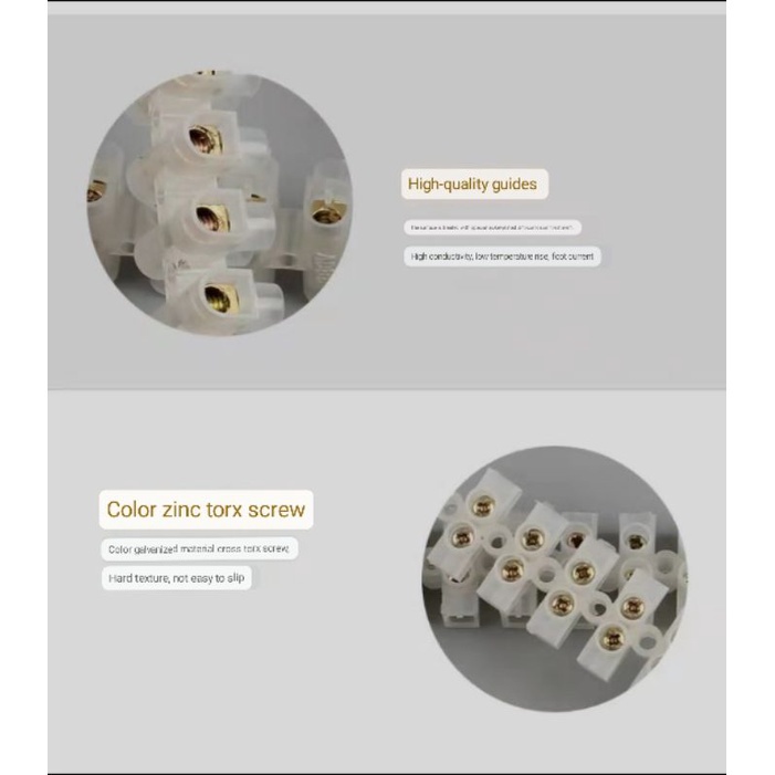 Terminal Block 12way Barrier Screw Terminal wire Connector 5A 10A 15A