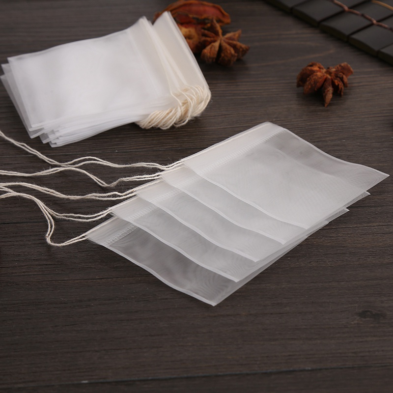Transparent Nylon Tea Bag Empty Tea Bags Disposable Nylon Tea Bags with