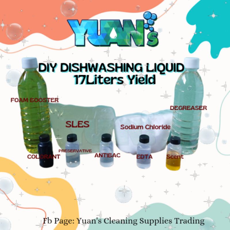 Dishwashing Liquid Kit 17 Liters Yield Shopee Philippines