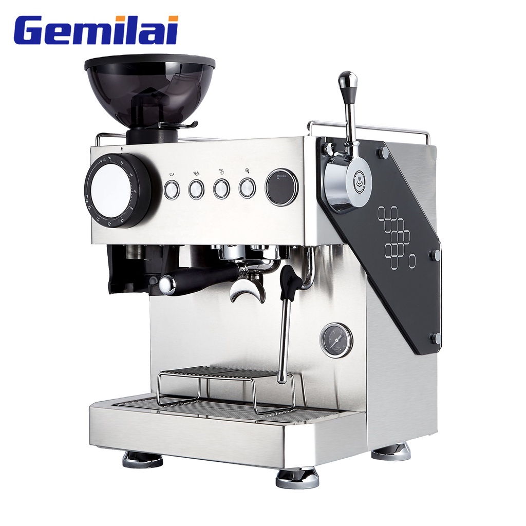 Gemilai CRM3812 Tank 3 Professional Integrated Semi Automatic Espresso Coffee Machine With