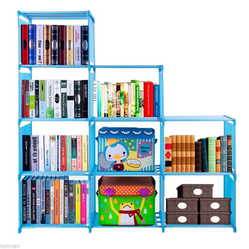Adjustable Bookcase Storage Bookshelf with 7 Book Shelves Shopee Philippines