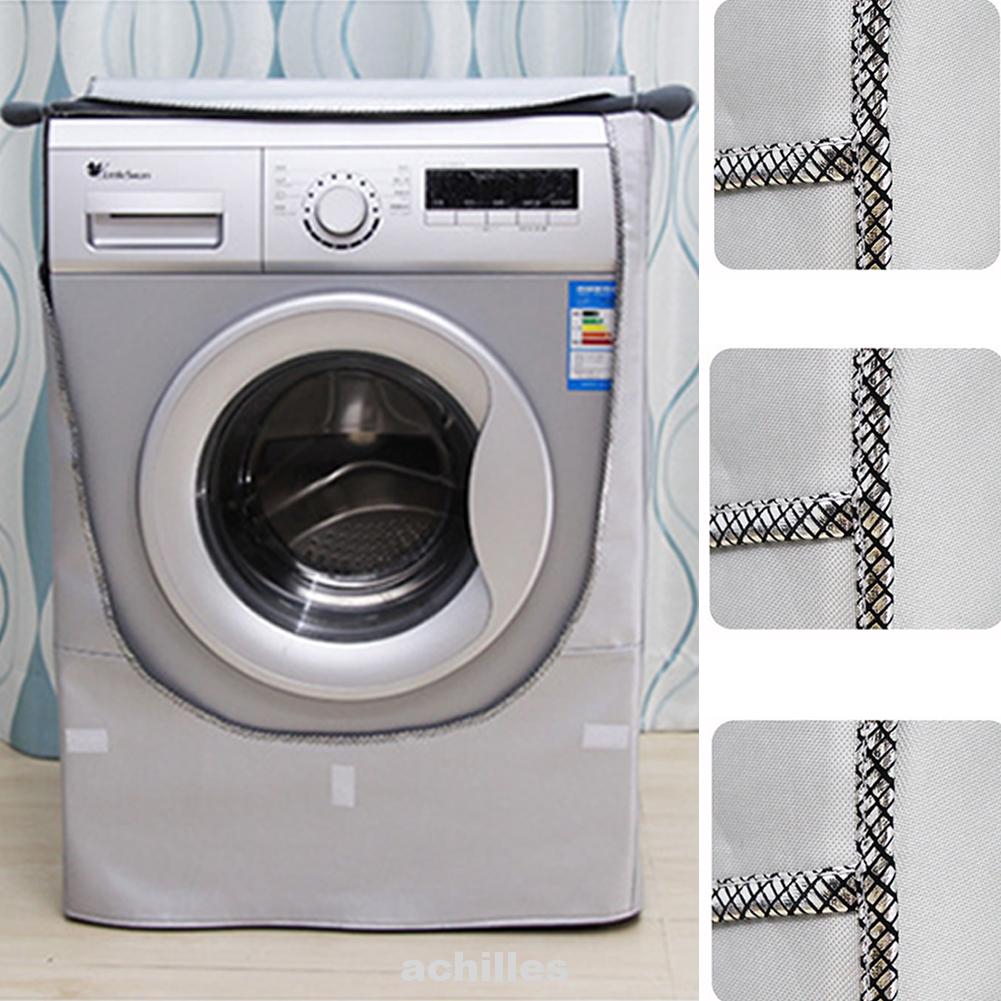 Washing Machine Cover Silver Plated Antiaging Easy Clean UVprotection