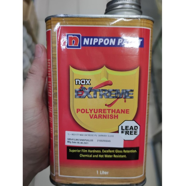 Nippon Nax Extreme Polyurethane Varnish Clear Gloss For Wood Floor