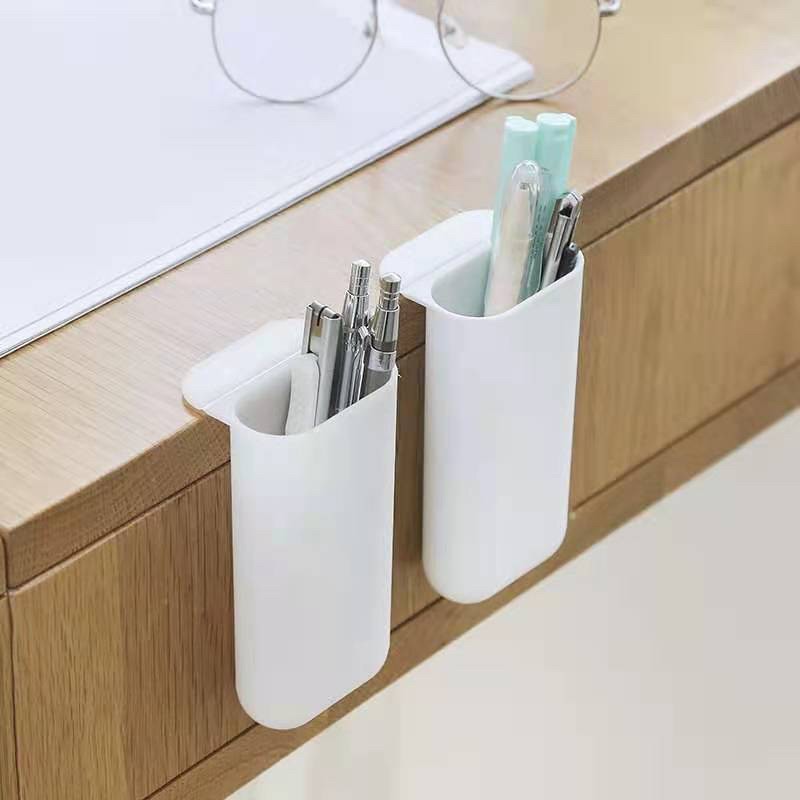 LSY Creative Adhesive Pen Holder Desk Hanging Pencil Case Shopee Philippines