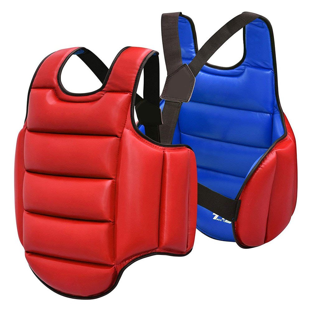 Karate Chest Guard Vest MMA Ki Boxing Body Protector Martial Arts WTF