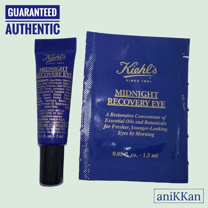 Kiehl’S Midnight Recovery Eye Cream Travel Size Shopee Philippines