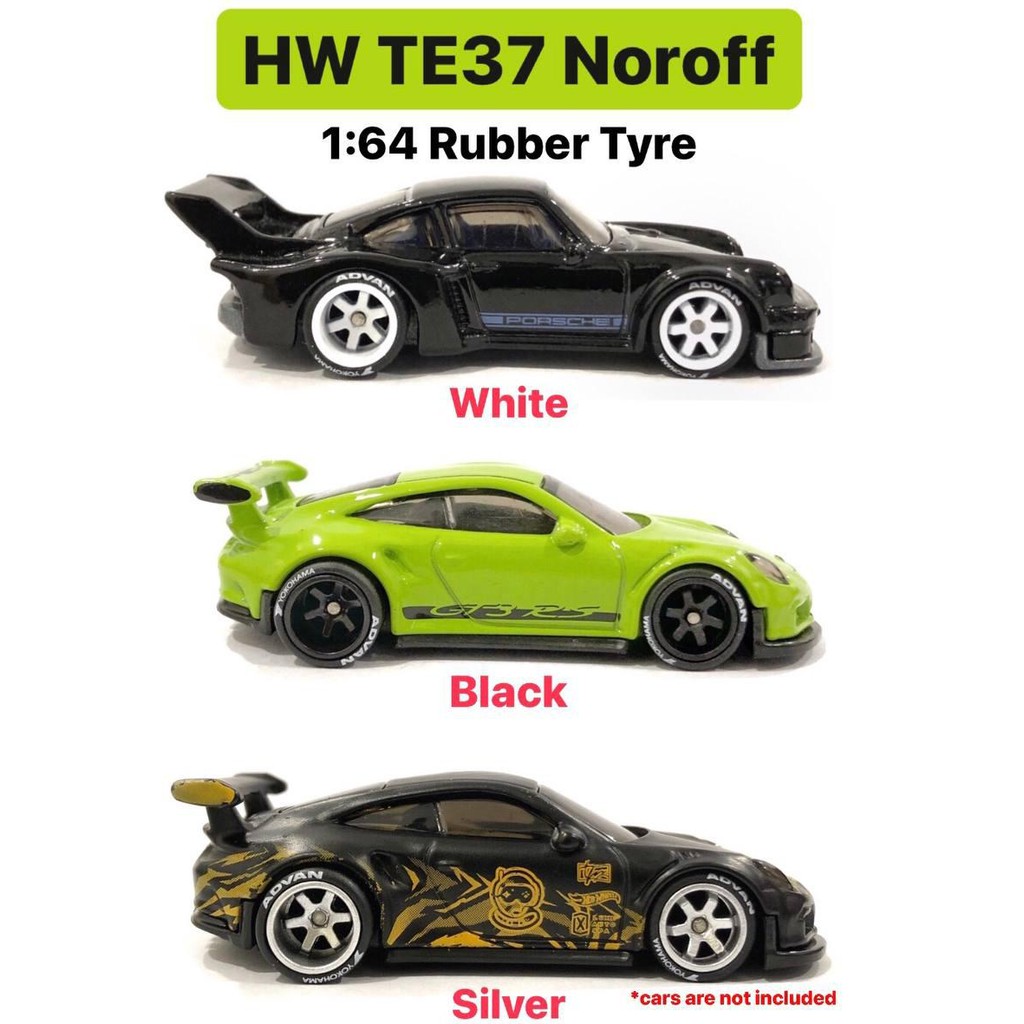 Hot Wheels Car Model Replacement Rubber Tyres 164 Rubber Tires HW