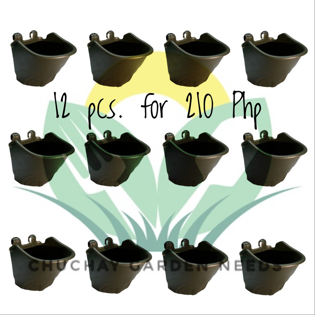 12 pcs. single vertical hanging pot Shopee Philippines