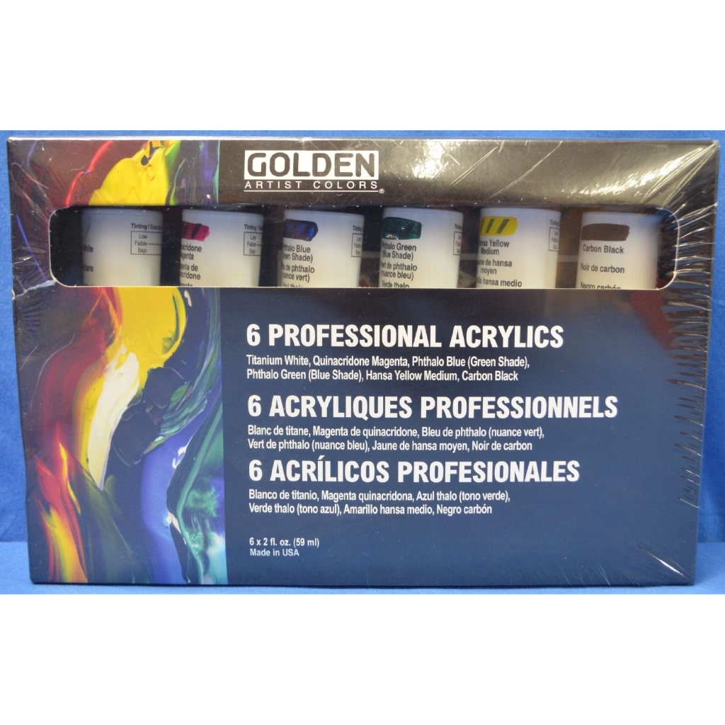 Golden Artist Acrylic Paint Set Professional Heavy Body Set Shopee