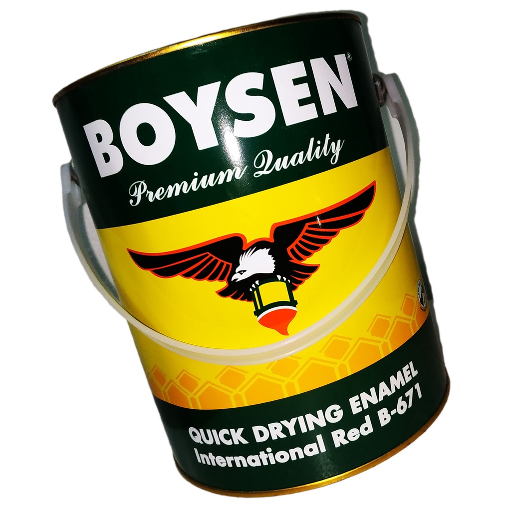 BOYSEN QDE INTERNATIONAL RED B671 ( 1 GALLON 1 GALLON 1 GALLON 1