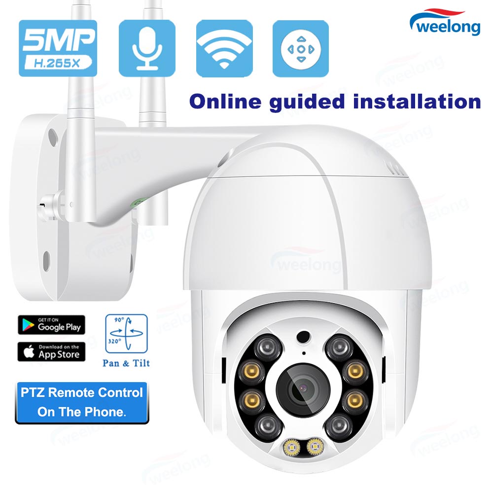 Weelong CCTV Camera Wireless Outdoor Smart CCTV Round Type IP Camera