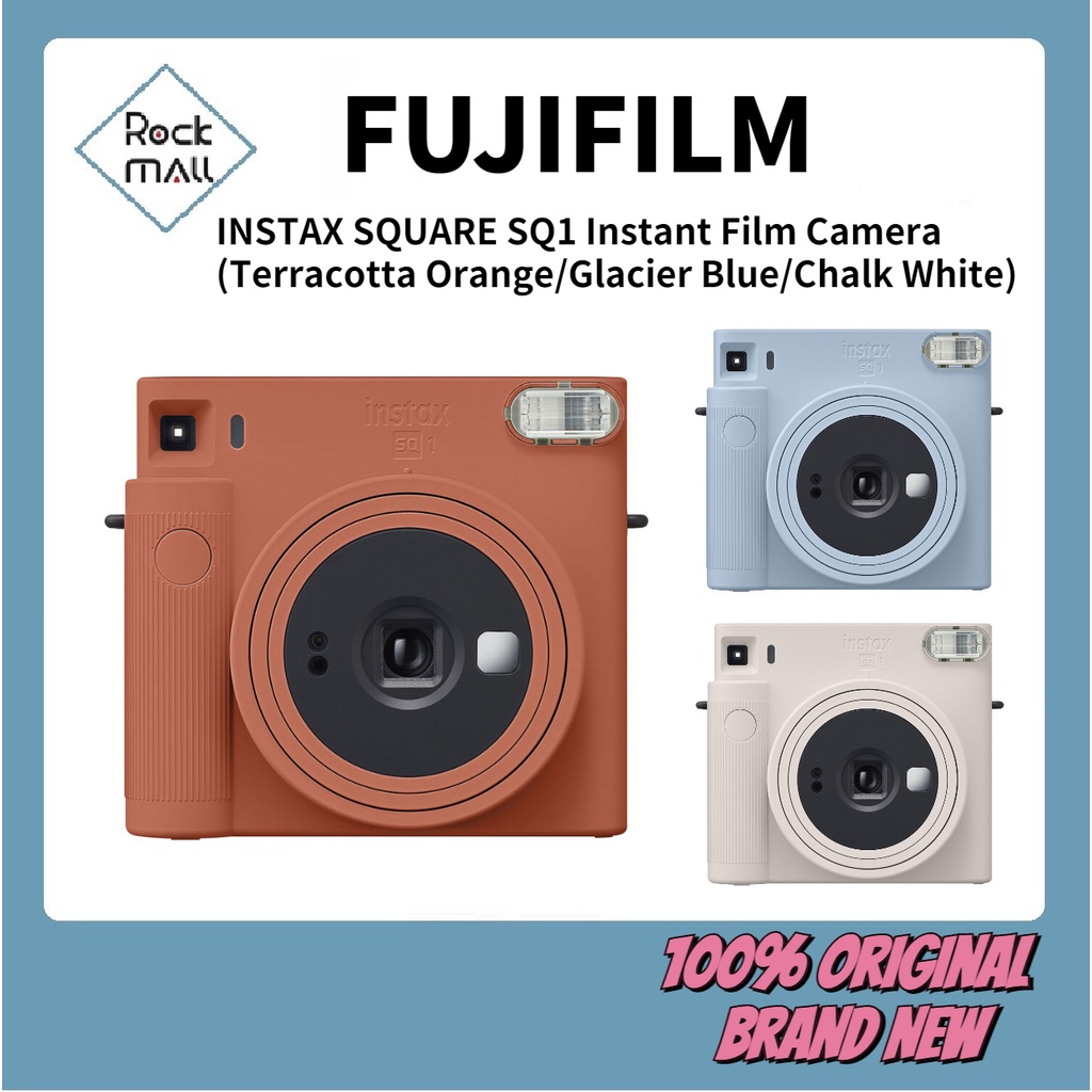 FUJIFILM SQ1 INSTAX SQUARE SQ1 Instant Film Camera (Terracotta Orange
