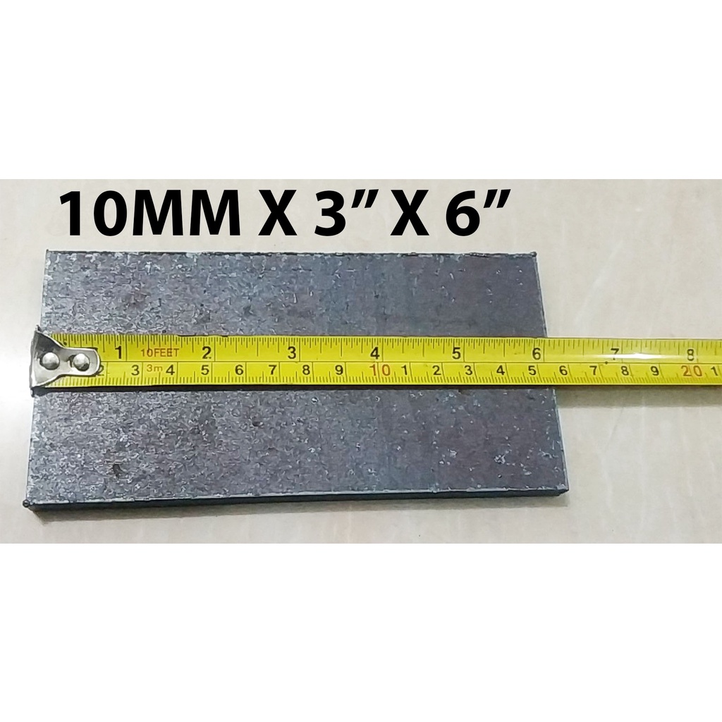 MS BASE PLATE 10MM X 3 INCHES X 6 INCHES ( MILD STEEL ) Shopee Philippines