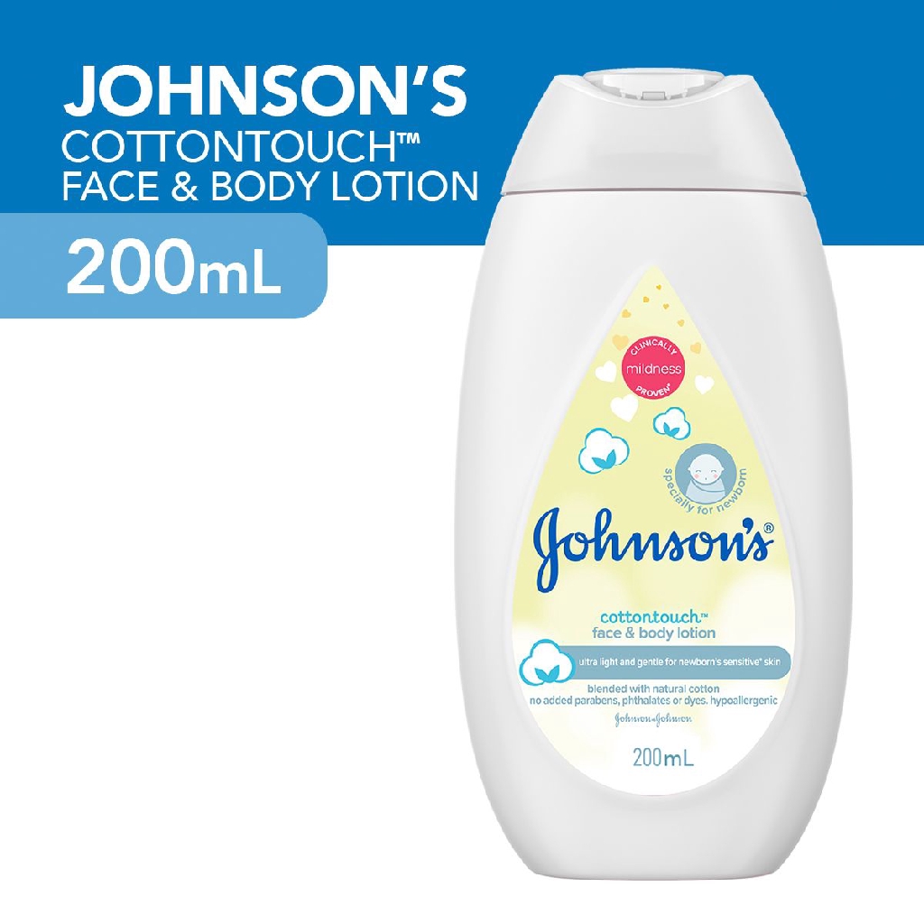 Johnson's Cotton Touch Lotion 200mL Shopee Philippines
