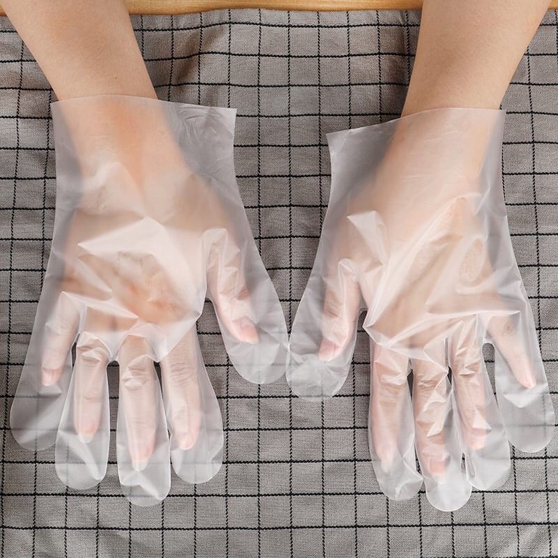100 Pieces Thick High Quality Disposable Plastic Gloves 1Box Disposable