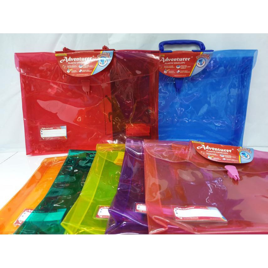 COD Adventurer Plastic Envelope with Handle LONG SCHOOL & OFFICE