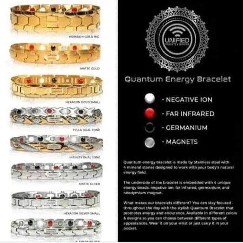 Quantum Bracelet Unisex Shopee Philippines