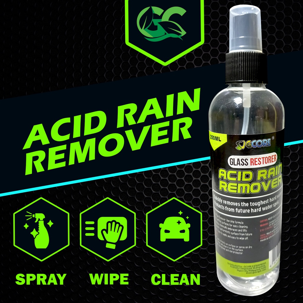 Gcore Watermark remover, Acid Rain Remover for car windshield Shopee Philippines