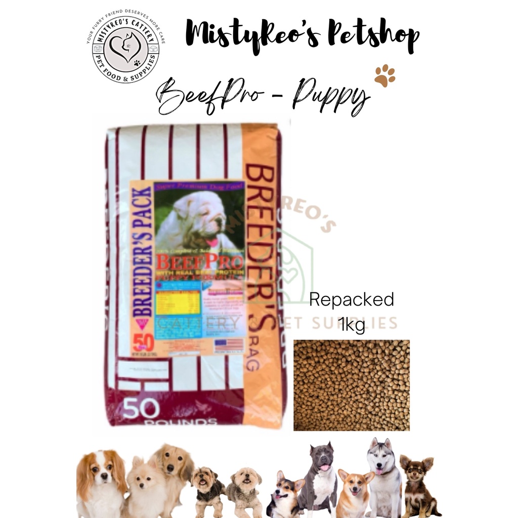 Beef Pro Puppy 1kg REPACKED & SEALED Shopee Philippines