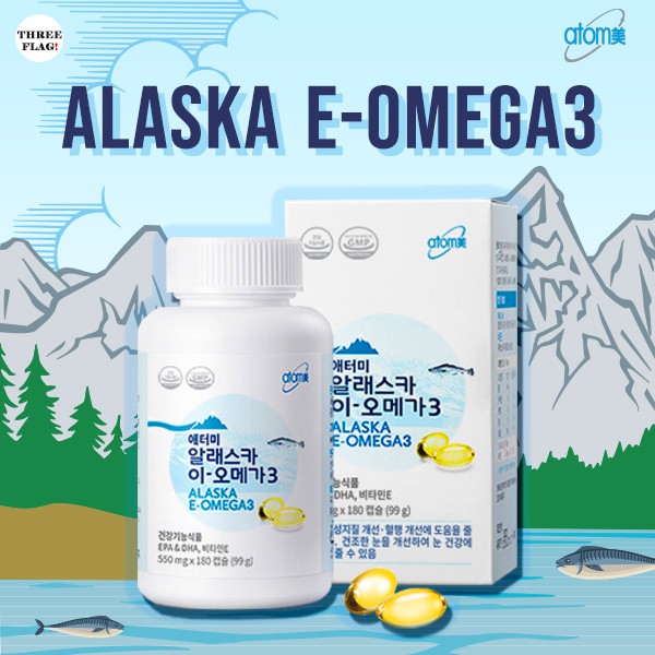 Atomy Alaska EOmega 3 1bottle 550mg X 180capsules Shopee Philippines