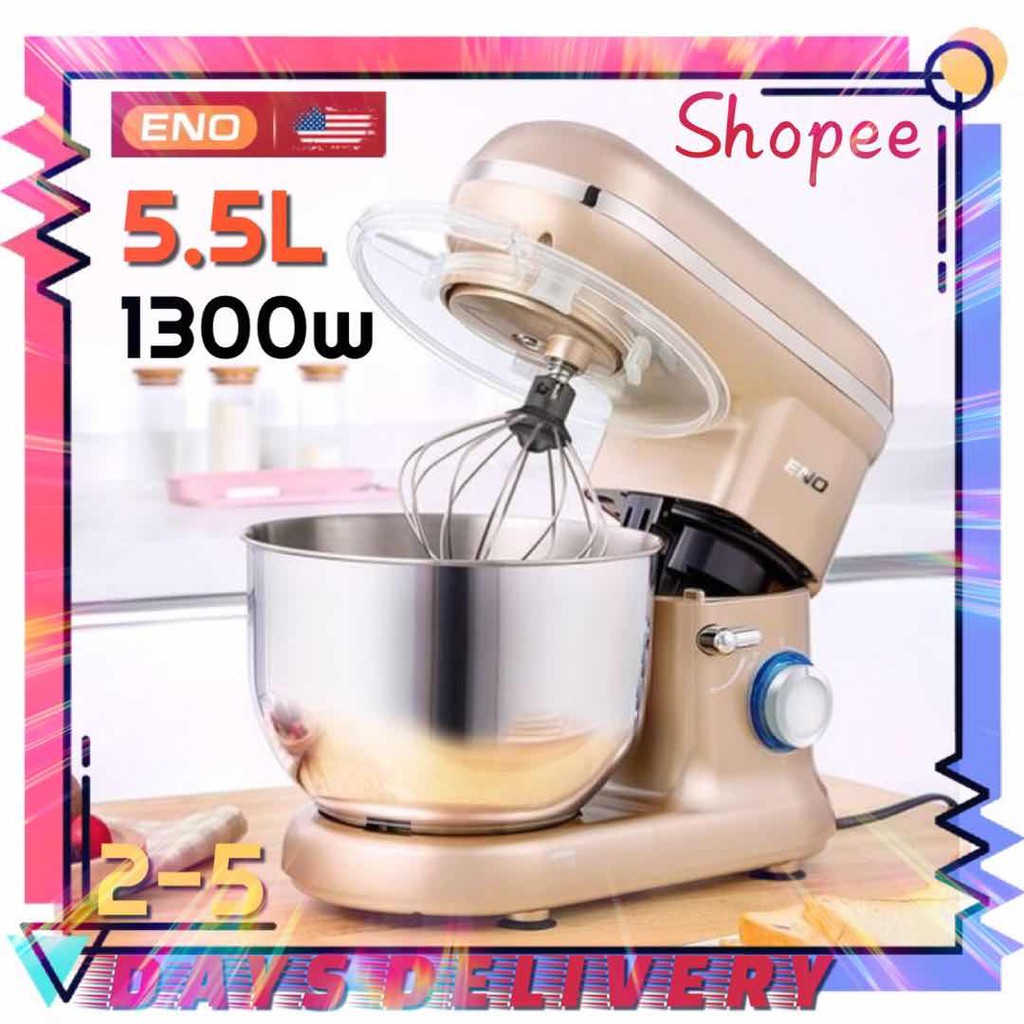 Cake cream mixer flour mixer 5.5L mixer fully automatic mini whisk