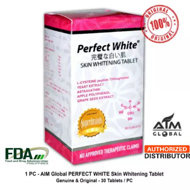 Perfect White Skin Whitening 30tabs 100Original Shopee Philippines