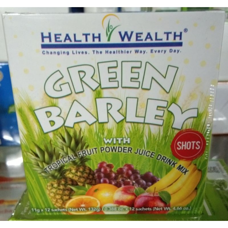 Green Barley Shots with Tropical Fruit Powder Juice Drink Mix Shopee