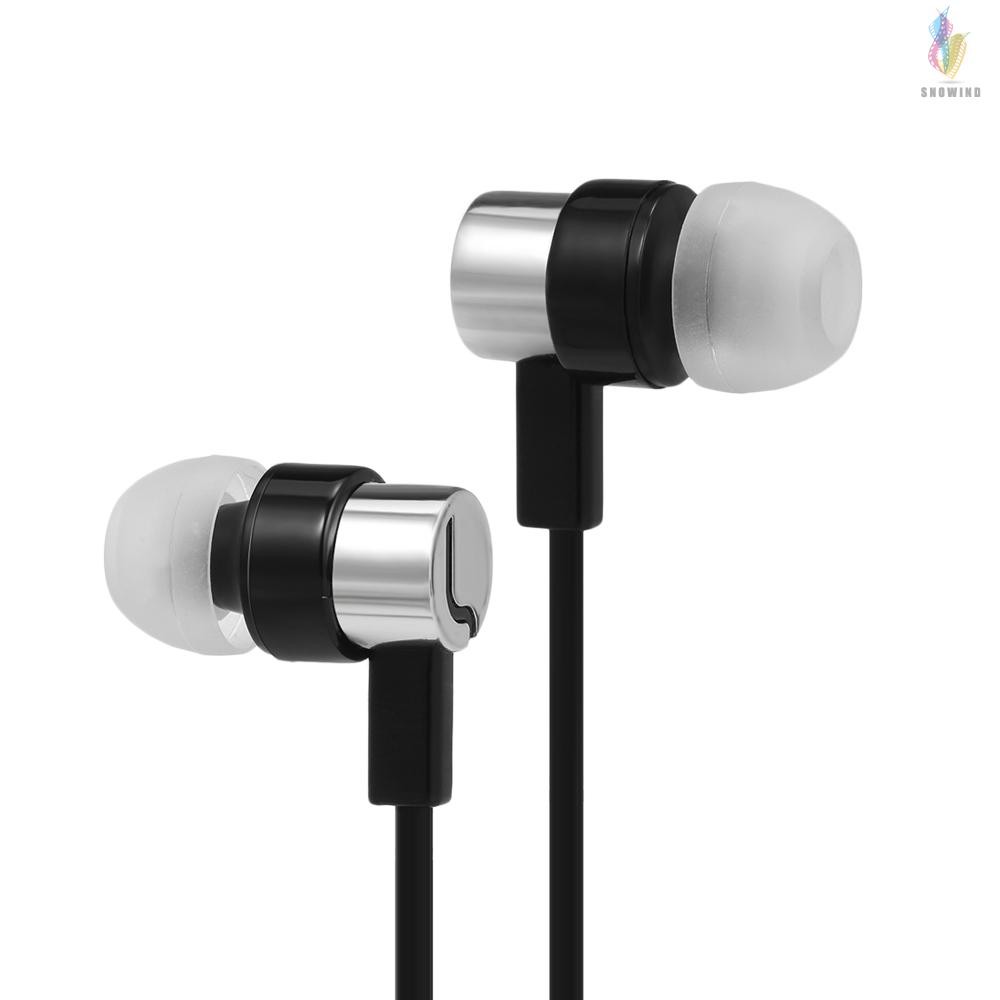 【S&W】Universal 3.5mm Wired Headphones InEar Soft Silicone Earbuds Noise Isolating Headset Music