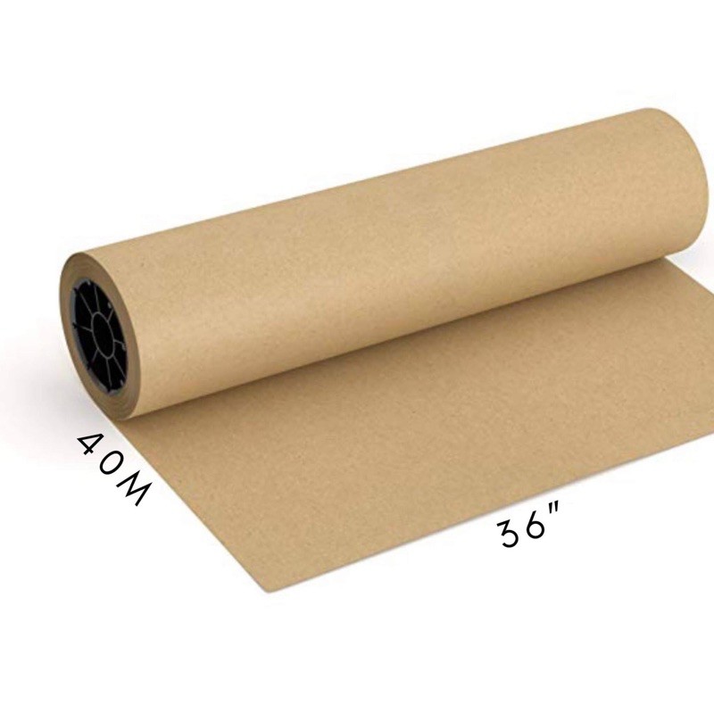 Kraft Paper Counter Roll 80gsm Brown Paper 36”x40 Shopee Philippines