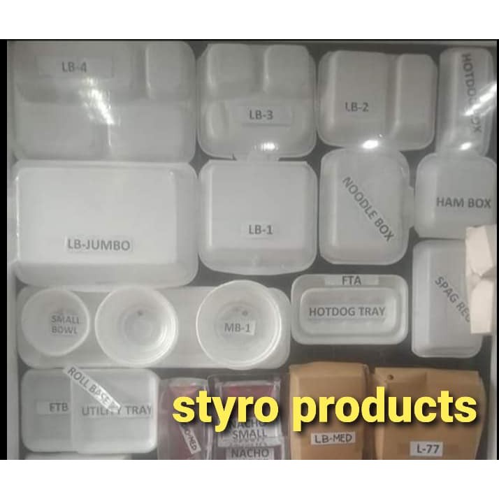 STYRO PRODUCTS HABURGER BOX 50PCS (DM US FOR YOUR ORDER) Shopee Philippines