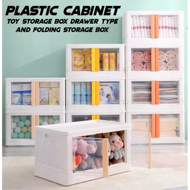 Storage 1pc Drawer Type 72L/32L Storage Box Baby Storage Locker