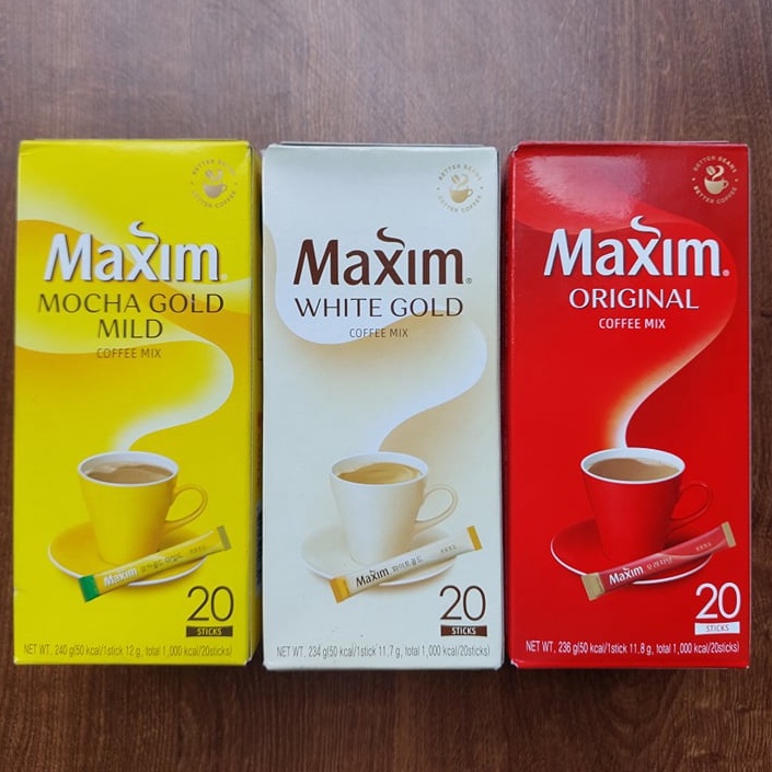 MAXIM INSTANT COFFEE KOREA Shopee Philippines