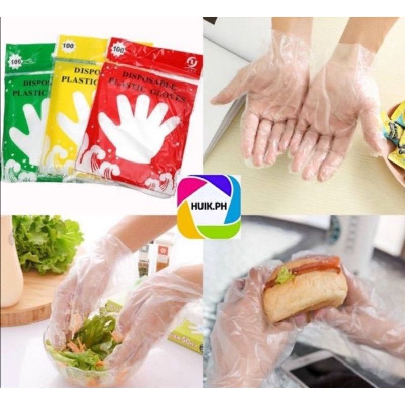 Disposable Plastic Gloves 100pcs Shopee Philippines