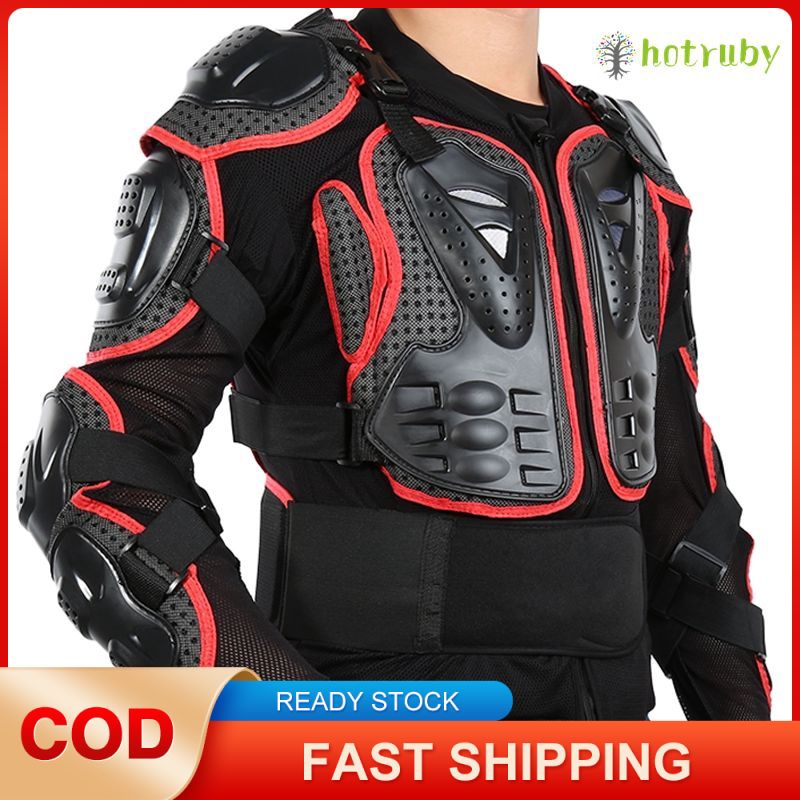 'COD' Motorcycle Full Body Armor Jacket Spine Chest Protector Gear Bike Cycling Vest body armor