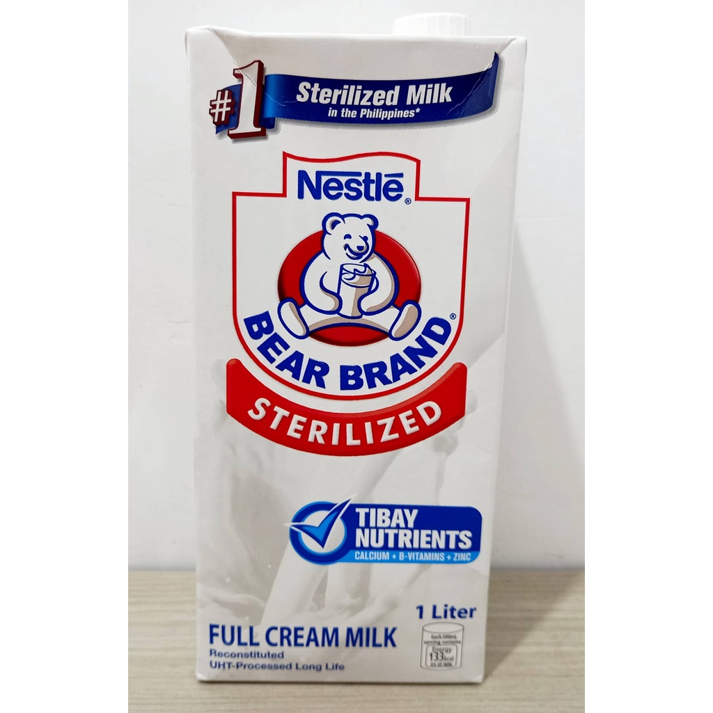 Bear Brand Sterilized Milk 1 Liter 4 packs Shopee Philippines